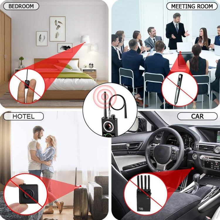 K68 Hotel Anti-Sneak Shooting Anti-Location Automatic Detection Anti-Eavesdropping And Anti-Monitoring Camera Signal Detector - RF Signal Detector by PMC TechLife | Online Shopping South Africa | PMC TechLife | Buy Now Pay Later Mobicred