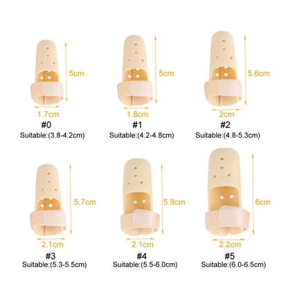 4 PCS Finger Splint Brace Adjustable Finger Support Protector For Fingers Arthritis Joint Finger Injury, Specification: No. 3: 52-55mm(Complexion) - Corrector by PMC Jewellery | Online Shopping South Africa | PMC Jewellery