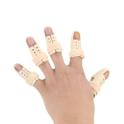 4 PCS Finger Splint Brace Adjustable Finger Support Protector For Fingers Arthritis Joint Finger Injury, Specification: No. 5: 60-65mm(Complexion) - Corrector by PMC Jewellery | Online Shopping South Africa | PMC Jewellery