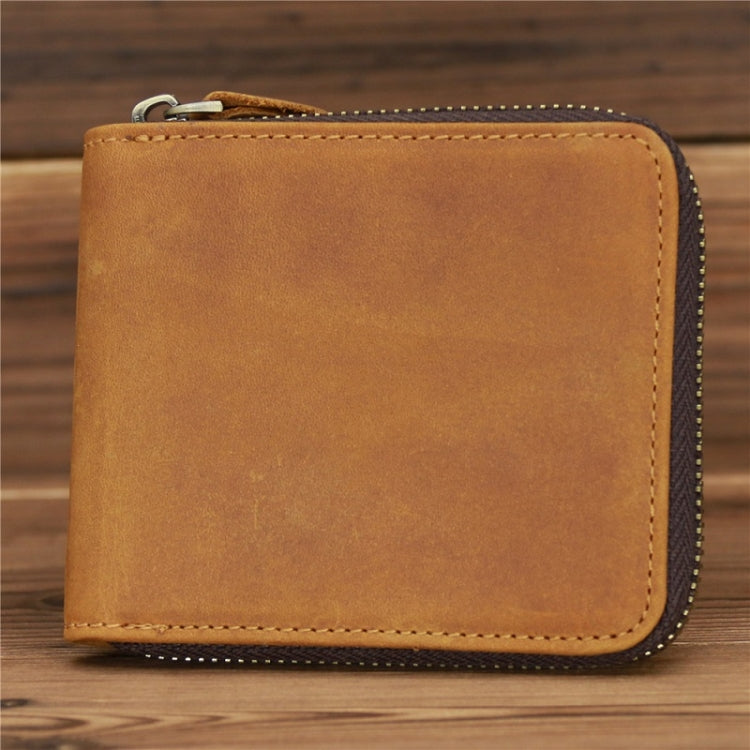9039 RFID Antimagnetic Leather Zipper Wallet(Horizontal 4) - free shipping - PMC TechLife - Order now!