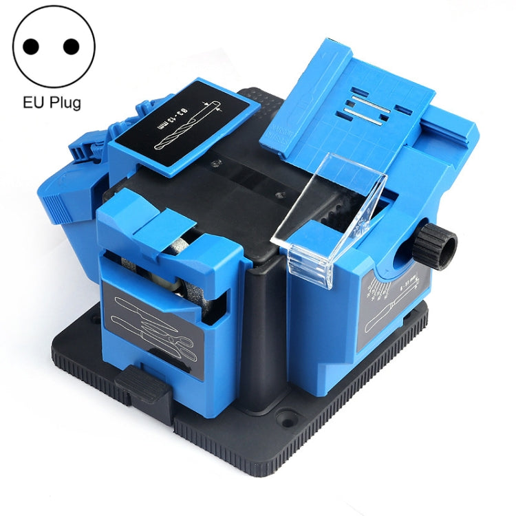 Electric Household Knife Sharpener Scissors Fruit Knife Drill Bit Sharpener(Blue EU Plug) - Abrasive Tools & Accessories by PMC Jewellery | Online Shopping South Africa | PMC Jewellery