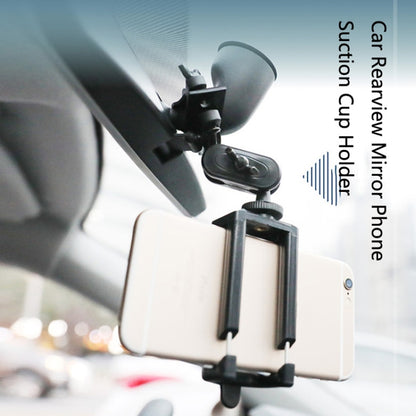 5 PCS Car Rearview Mirror Phone Suction Cup Holder - Car Holders by PMC Jewellery | Online Shopping South Africa | PMC Jewellery