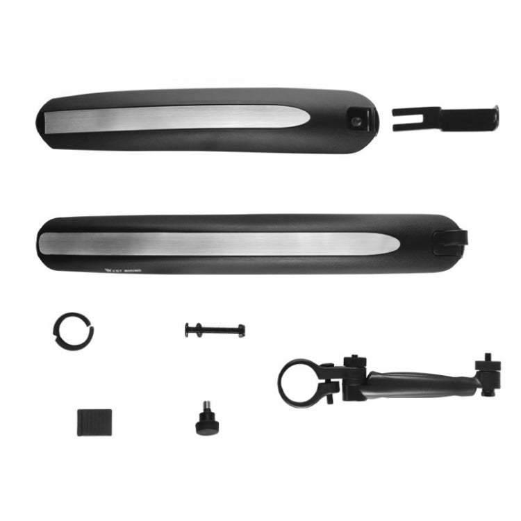 WEST BIKING YP0714018 Bicycle Folding Reflective Mudguard(Black) - free shipping - PMC TechLife - Order now!