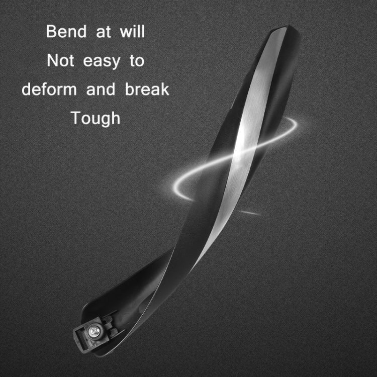 WEST BIKING YP0714018 Bicycle Folding Reflective Mudguard(Black) - free shipping - PMC TechLife - Order now!