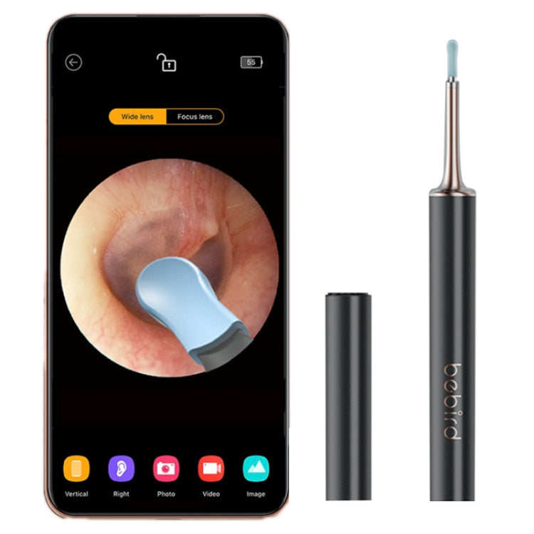 Bebird T15 Smart Visible Luminous Ear Pick Set(Star Black) - Ear Care Tools by Bebird | Online Shopping South Africa | PMC Jewellery | Buy Now Pay Later Mobicred