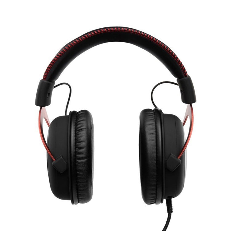 2pcs Headset Earmuffs For Kingston HyperX Cloud II / Silver / Alpha / Flight / Stinger, Color: Black+Red Velvet - Earmuff & Pad by PMC TechLife | Online Shopping South Africa | PMC TechLife | Buy Now Pay Later Mobicred