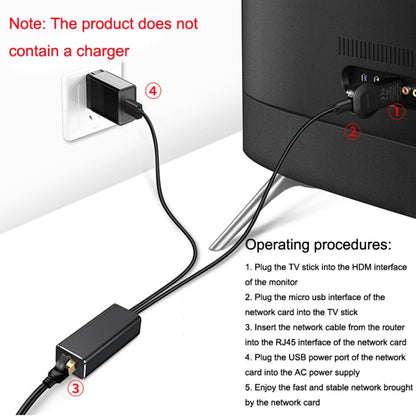 WK1109 Micro USB to RJ45 Network Card For Fire TV Stick - USB Network Adapter by PMC Jewellery | Online Shopping South Africa | PMC Jewellery