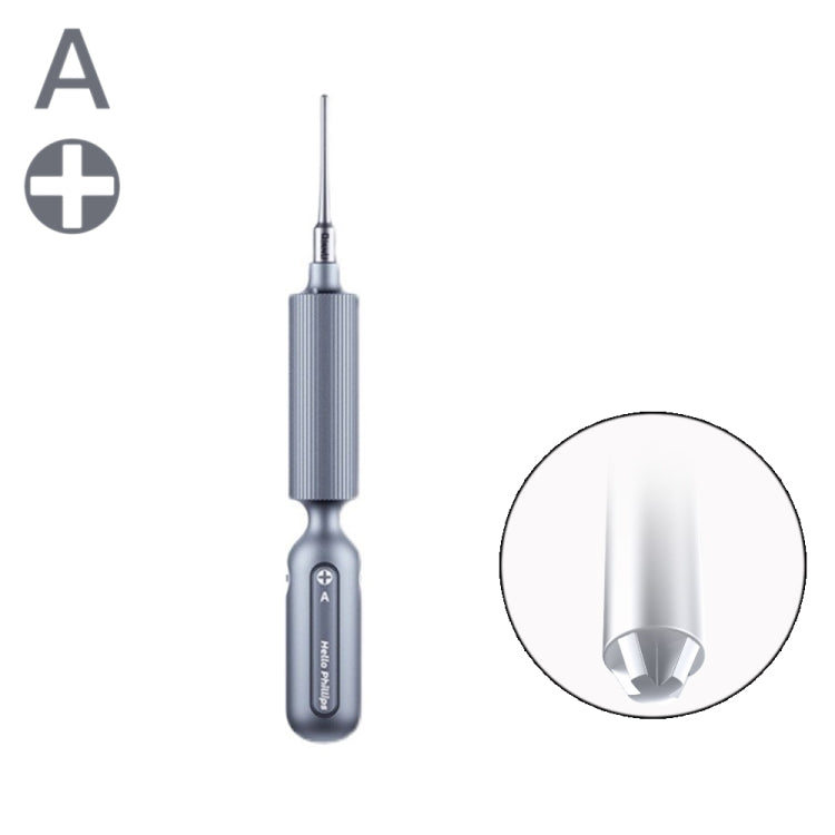 Qianli Super Tactile Grip-Type Precision Silent Dual-Bearing Screwdriver, Series: Type A Phillips - free shipping - PMC TechLife - Order now!