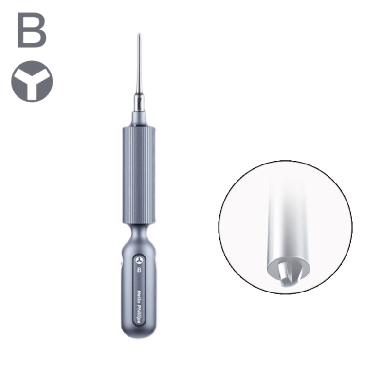 Qianli Super Tactile Grip-Type Precision Silent Dual-Bearing Screwdriver, Series: Type B Tri-point - Screwdriver by Qianli | Online Shopping South Africa | PMC Jewellery | Buy Now Pay Later Mobicred