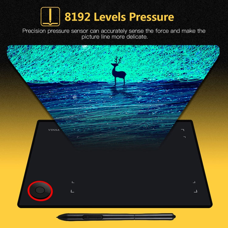 VINSA T608 Can Connected To Mobile Phone Hand-Painted Board, Style: Package 2 -  by PMC TechLife | Online Shopping South Africa | PMC TechLife