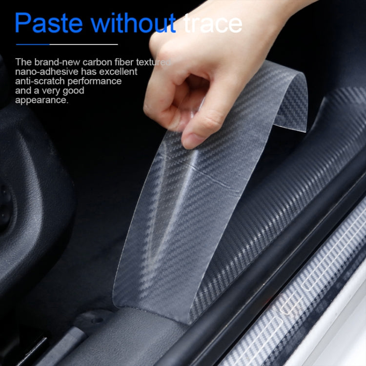 5cm x 10m Car Carbon Fiber Bumper Anti-Collision Strip - Anti Collision Sticker by PMC TechLife | Online Shopping South Africa | PMC TechLife