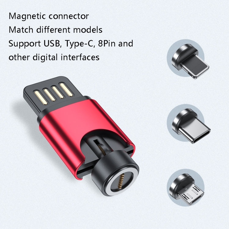 USB Portable Magnetic Adapter, Random Colors Delivery, Model: Charging Function(3 in 1) - Charging Cable & Head by PMC Jewellery | Online Shopping South Africa | PMC Jewellery