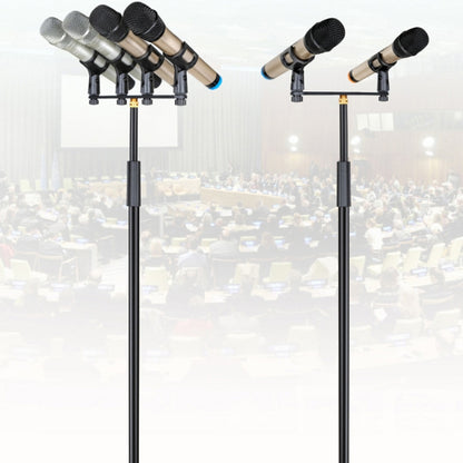 A16 Double-headed  Microphone Clip Aluminum Pole Microphone Accessories - Microphone by PMC Jewellery | Online Shopping South Africa | PMC Jewellery