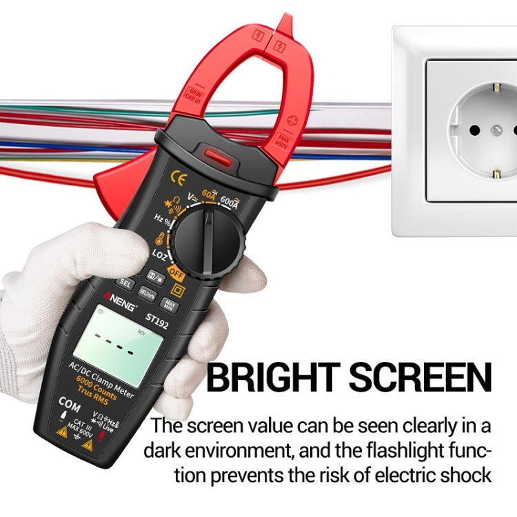 ANENG ST192 600A DC Current Multifunctional AC And DC Clamp Digital Meter - Digital Multimeter by ANENG | Online Shopping South Africa | PMC Jewellery | Buy Now Pay Later Mobicred