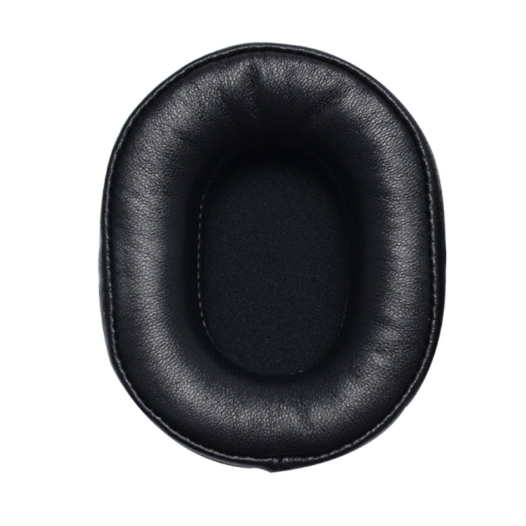 1 Pair Leather Sponge Ear Pads For Denon AH-MM400 Headset(Black) - Earmuff & Pad by PMC Jewellery | Online Shopping South Africa | PMC Jewellery