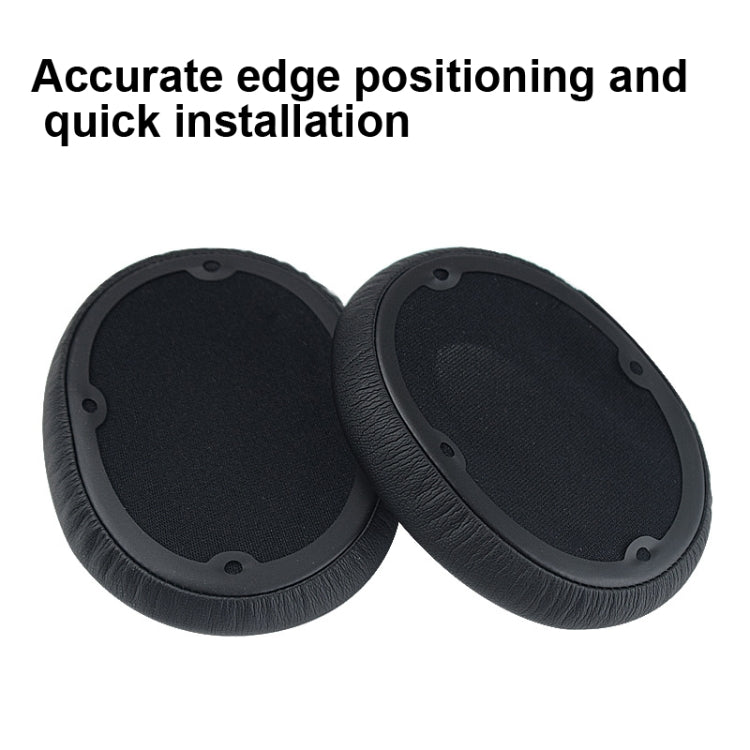 1 Pair Ear Pads For Edifier W830BT / W860NB Headset(Black) - Earmuff & Pad by PMC Jewellery | Online Shopping South Africa | PMC Jewellery