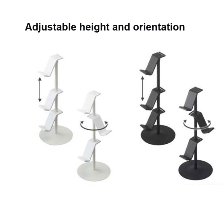 Gamepad Storage Rack Desktop Headphone Storage Rack, Color:  3 Floors Black - free shipping - PMC TechLife - Order now!