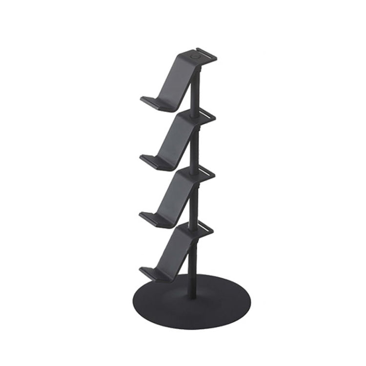 Gamepad Storage Rack Desktop Headphone Storage Rack, Color: 4 Floors Black - Holder by PMC TechLife | Online Shopping South Africa | PMC TechLife