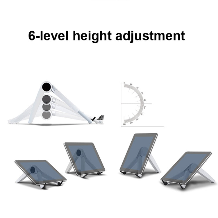 UP-1S Foldable Laptop Stand Mobile Phone Tablet Desktop Stand(Black) - Laptop Stand by PMC TechLife | Online Shopping South Africa | PMC TechLife