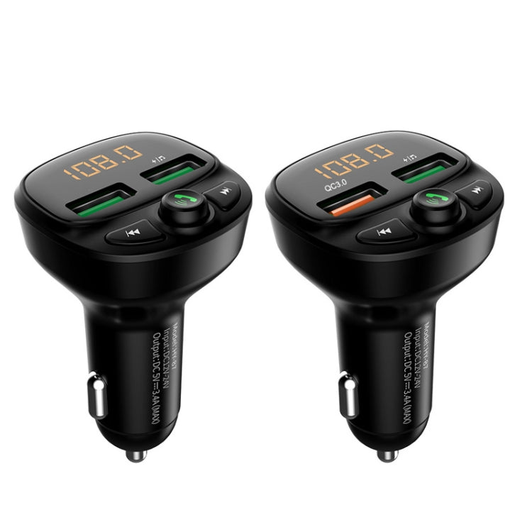 HY-87 Car Bluetooth MP3 Dual USB Car Charger, Style: Fast Charge Version - Car Charger by PMC Jewellery | Online Shopping South Africa | PMC Jewellery