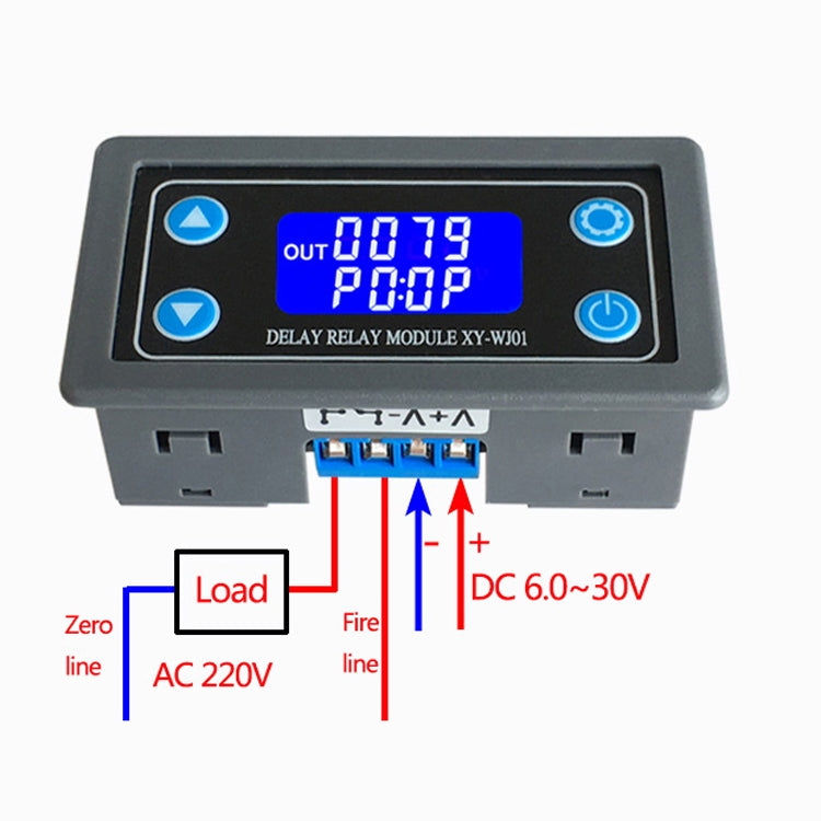 12/24V Relay Module Cycle Trigger Delay Power-Off Delay Timing Circuit Switch(PCB) - Relay Module by PMC Jewellery | Online Shopping South Africa | PMC Jewellery