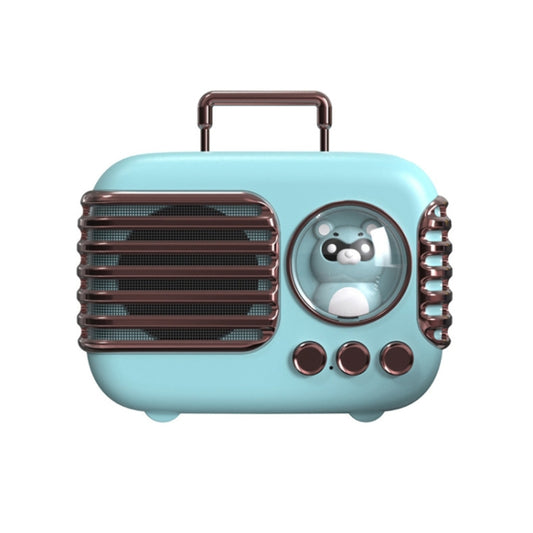 DW09 HD Sound Quality Portable USB Luggage Bluetooth Speaker(Light Blue) - Desktop Speaker by PMC Jewellery | Online Shopping South Africa | PMC Jewellery