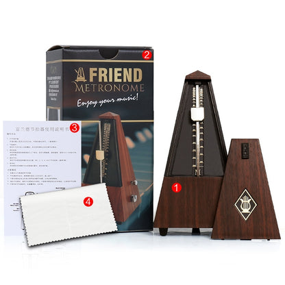 FRIEND Tower Mechanical Terrace Piano Guitar Violin Universal Rhythm Instrument(Tower Ebony Color) - Stringed Instruments by PMC Jewellery | Online Shopping South Africa | PMC Jewellery