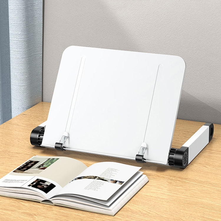 L03 Adjustable Lifting Reading Rack Book Holder Laptop Stand,Style��� Single Section Black - Holder & Storage Rack by PMC TechLife | Online Shopping South Africa | PMC TechLife