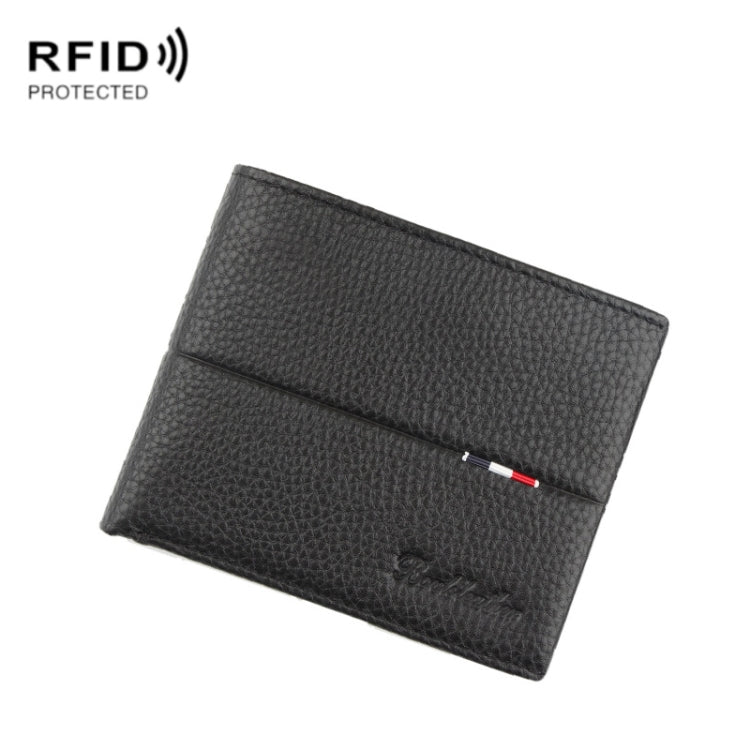 Baweisi A-6595-1 Men Casual Short RFID Wallet Multifunctional Card Holder - Antimagnetic RFID Package by Baweisi | Online Shopping South Africa | PMC TechLife | Buy Now Pay Later Mobicred