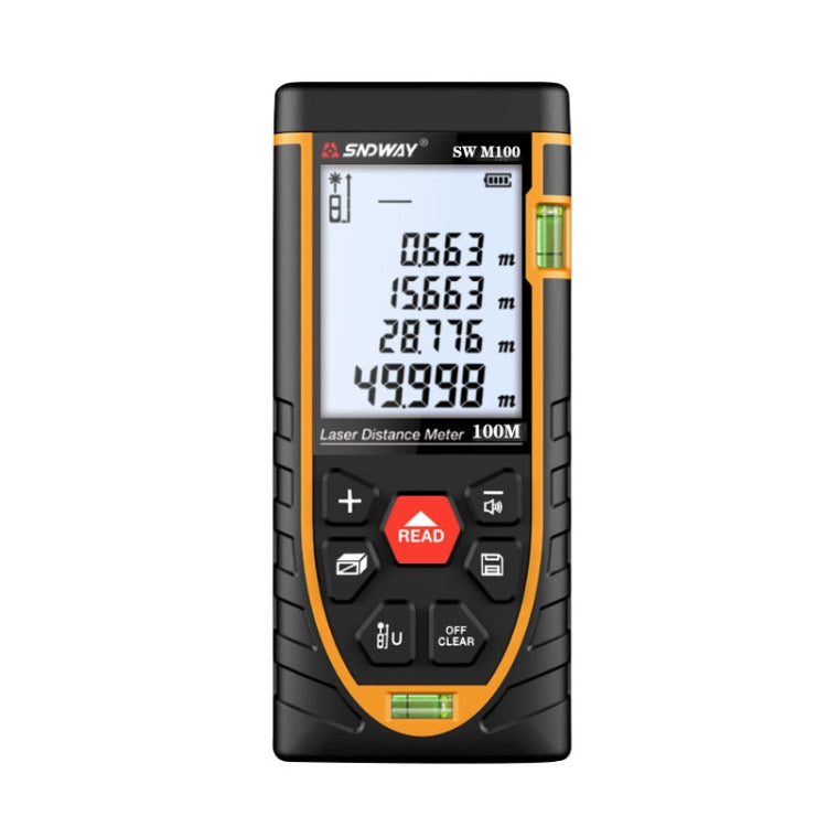 SNDWAY SW-M100 Laser Distance Meter Infrared Measuring Instrument, Distance: 100m - free shipping - PMC TechLife - Order now!
