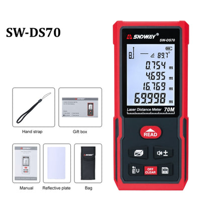 SNDWAY SW-DS70 Handheld Laser Rangefinder Infrared Laser Ruler, Distance: 70m - Laser Rangefinder by SNDWAY | Online Shopping South Africa | PMC Jewellery | Buy Now Pay Later Mobicred