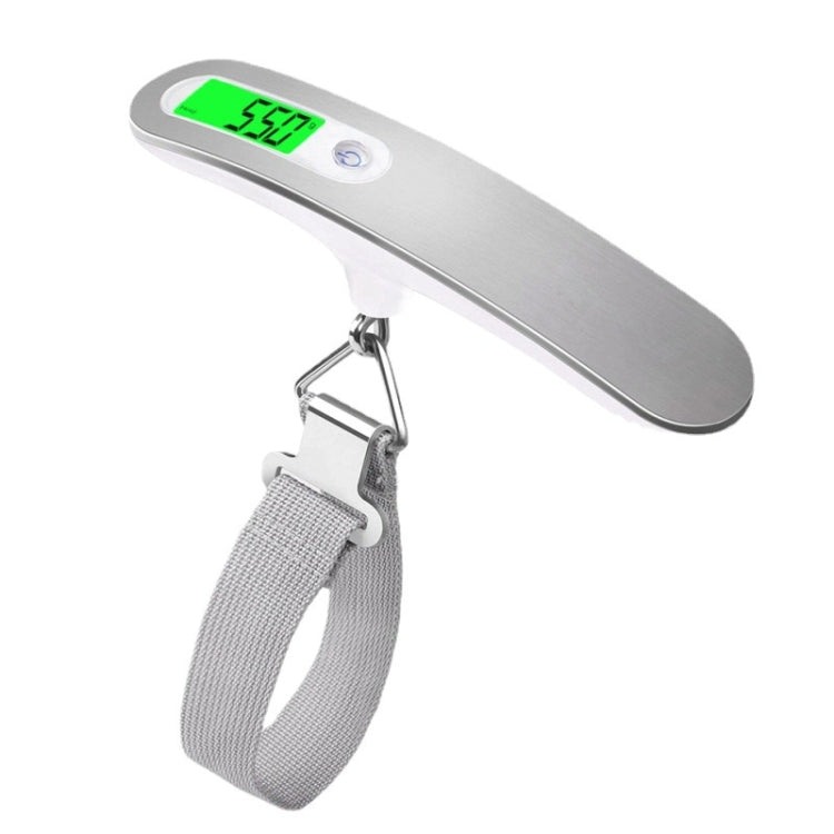 Stainless Steel Handheld Electronic Luggage Scale Portable Express Scale(White) - Hanging Scales by PMC TechLife | Online Shopping South Africa | PMC TechLife