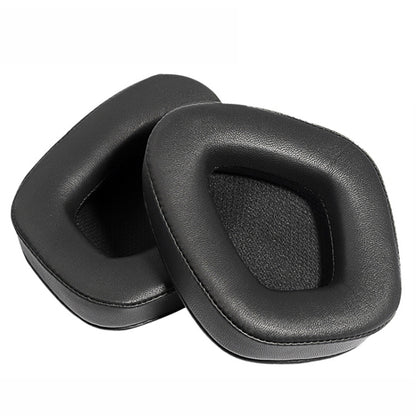 2 PCS Replacement Earpads for Corsair Void Pro Elite,Style: Black Lamb Leather - Earmuff & Pad by PMC Jewellery | Online Shopping South Africa | PMC Jewellery