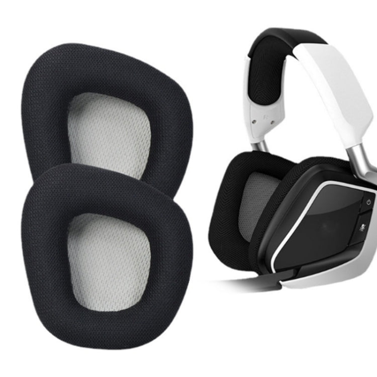 2 PCS Replacement Earpads for Corsair Void Pro Elite,Style: Black Lamb Leather - Earmuff & Pad by PMC TechLife | Online Shopping South Africa | PMC TechLife