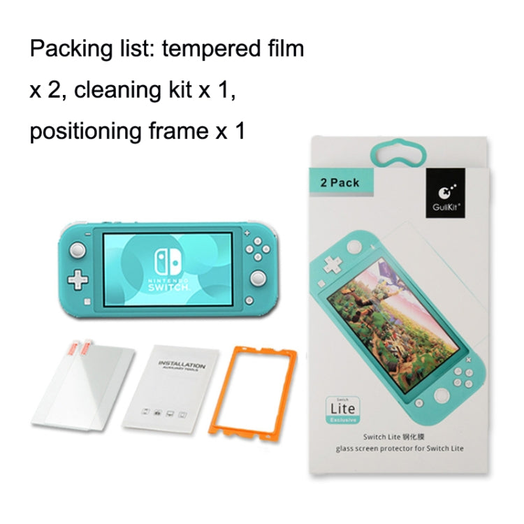 Gulikit NS12 Game Console Screen HD Anti-Fingerprint Tempered Film For Switch Lite(As Show) - Tempered Glass by PMC Jewellery | Online Shopping South Africa | PMC Jewellery