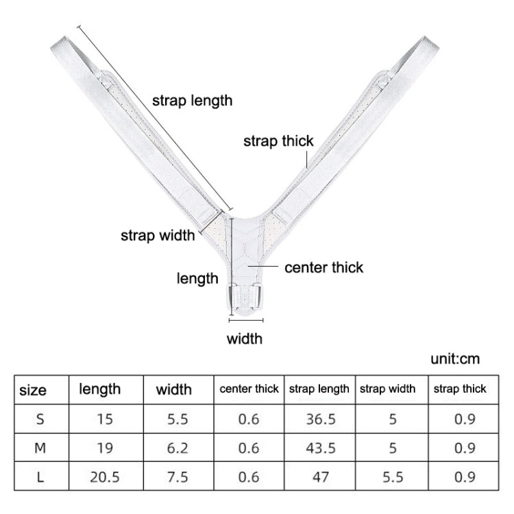 Invisible Breathable Posture Correction Belt Adjustable Back Corrector, Size: L (Gray) - Corrector by PMC Jewellery | Online Shopping South Africa | PMC Jewellery