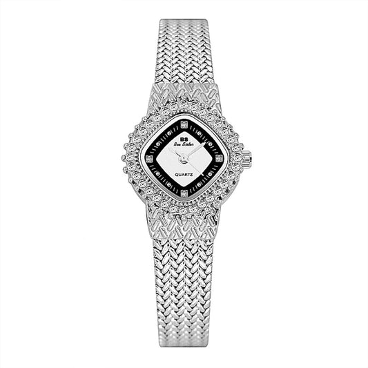 BS Bee Sister FA1659 Chain Watch Wheat Ear Watch Simple Temperament Ladies Watch(Silver) - Alloy Watches by BS Bee Sister | Online Shopping South Africa | PMC Jewellery | Buy Now Pay Later Mobicred