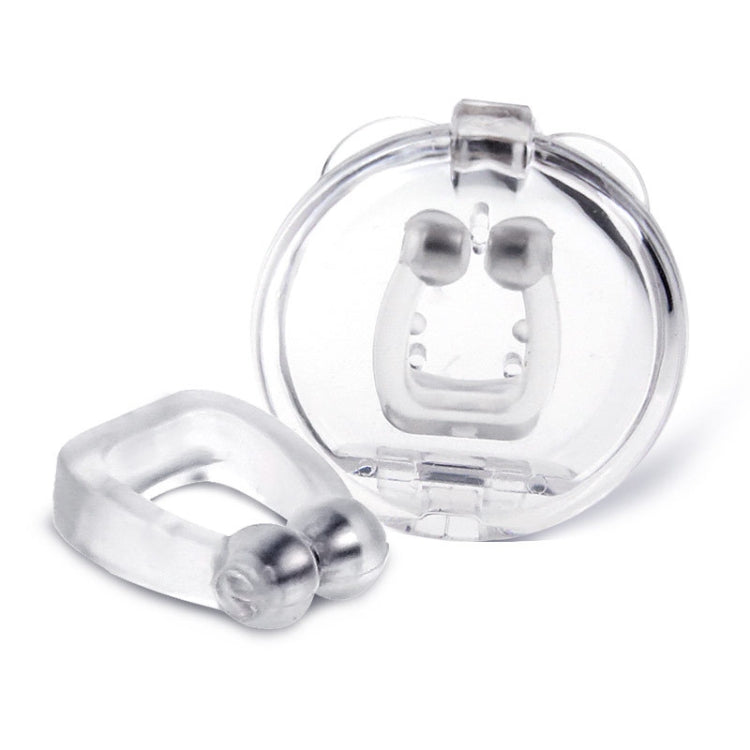 10 PCS Mini Portable Silicone Magnetic Snoring Stopper(Transparent) - Anti Snoring Tools by PMC TechLife | Online Shopping South Africa | PMC TechLife