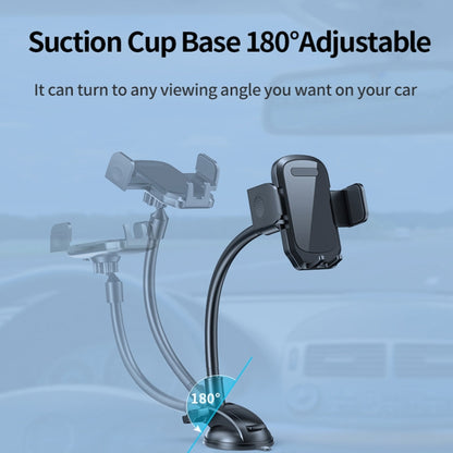 L005L+M013 Car Suction Cup Phone Holder(Carbon Fiber) - Car Holders by PMC Jewellery | Online Shopping South Africa | PMC Jewellery
