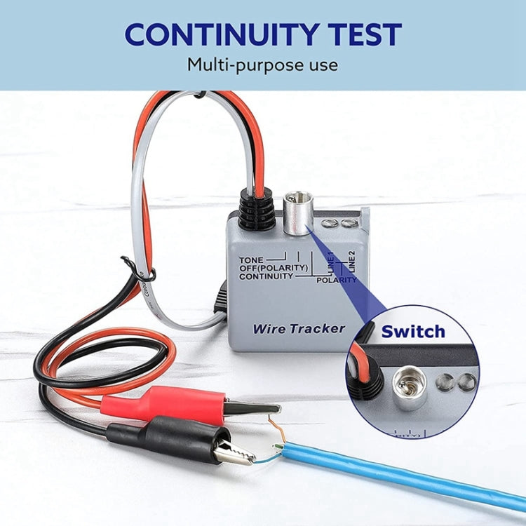 200EP High Accuracy Cable Toner Detector Finder Tester - Lan Cable and Tools by PMC Jewellery | Online Shopping South Africa | PMC Jewellery