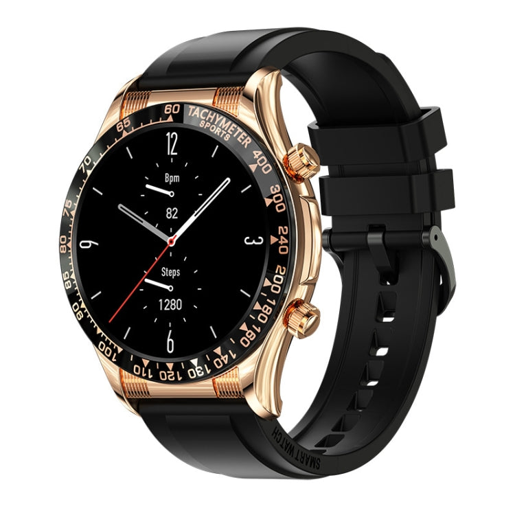 LOANIY E18 Pro Smart Bluetooth Calling Watch with NFC Function, Color: Gold Silicone - free shipping - PMC TechLife - Order now!