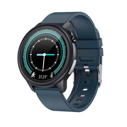 LOANIY E80 1.3 Inch Heart Rate Detection Smart Watch, Color: Blue Silicone - Smart Watches by LOANIY | Online Shopping South Africa | PMC Jewellery | Buy Now Pay Later Mobicred