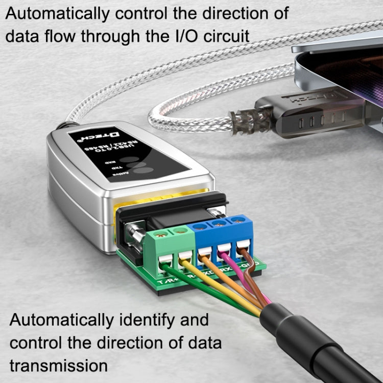 DTECH DT-5119 0.5m USB To RS485/422 Industrial Converter Serial Line Communication Adapter - RS485 / RS232 Series by DTECH | Online Shopping South Africa | PMC Jewellery