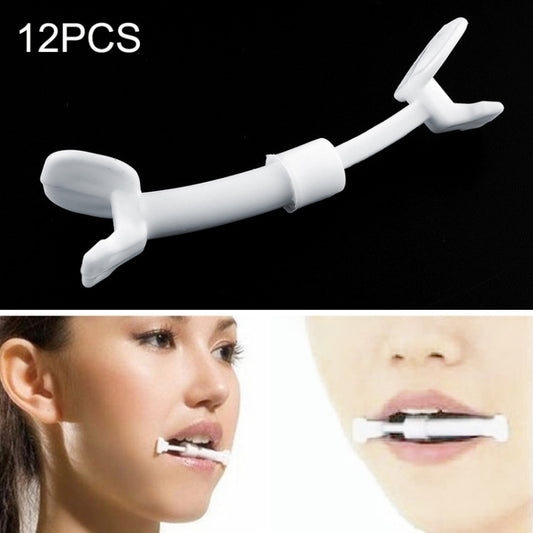 12PCS Smile Corrector Teeth Bite Spring Smile Expression Muscle Training Auxiliary Tools(White) - Corrector by PMC Jewellery | Online Shopping South Africa | PMC Jewellery