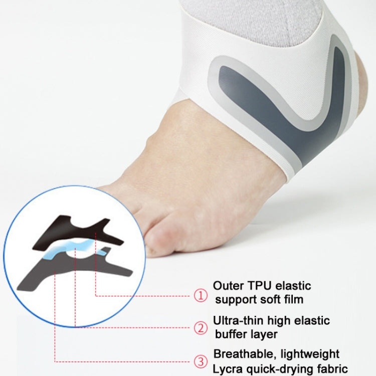 Thin Breathable Compression Ankle Sprain Fixation Strap, Size: Right Foot (M) - Corrector by PMC Jewellery | Online Shopping South Africa | PMC Jewellery