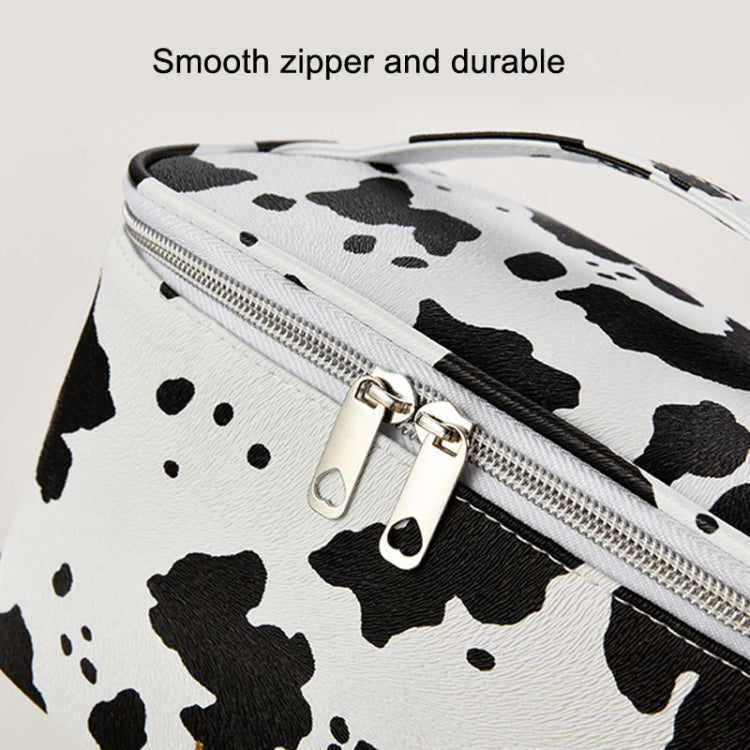 Waterproof PU Cosmetic Bag Milk Pattern Cosmetics Storage Bag, Style: Octagon Bag - Storage Boxes by PMC Jewellery | Online Shopping South Africa | PMC Jewellery