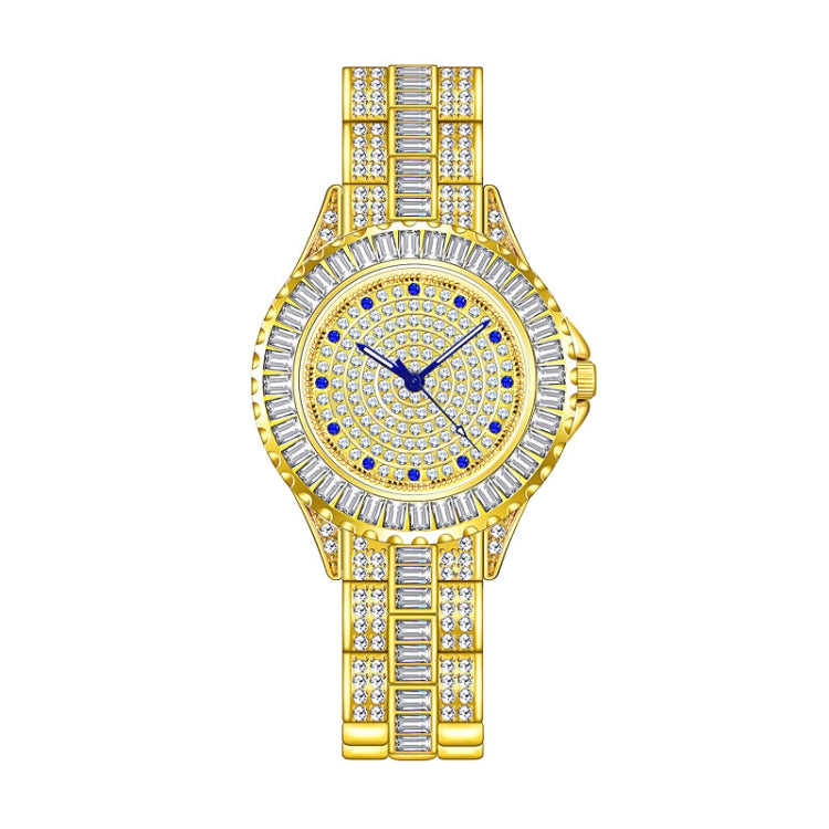 BS Bee Sister FA1686 Diamond Inlaid Ladies Watch Jewelry Chain Watch(Gold) - Alloy Watches by BS Bee Sister | Online Shopping South Africa | PMC Jewellery | Buy Now Pay Later Mobicred