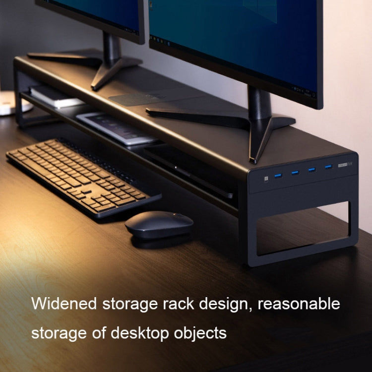 Vaydeer Multifunctional Desktop Widening Monitor Rack, Spec: Single-layer Type (No USB) - free shipping - PMC TechLife - Order now!
