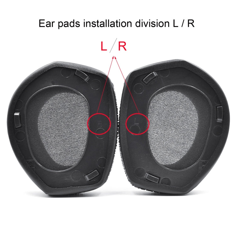 2 PCS Earpad for Sennheiser HDR RS165 RS175 RS185 RS195,Style: Protein Leather Earmuff - Earmuff & Pad by PMC Jewellery | Online Shopping South Africa | PMC Jewellery