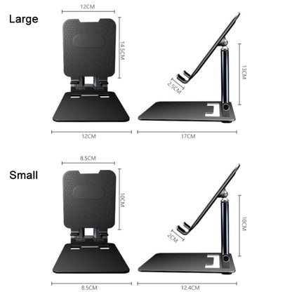 Tablet Mobile Phone Desktop Double Pole Lifting Folding Bracket, Color: Black (Small) - Desktop Holder by PMC Jewellery | Online Shopping South Africa | PMC Jewellery